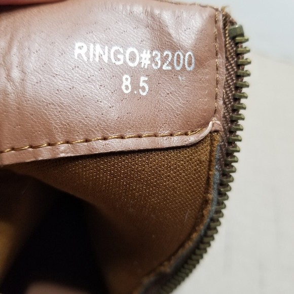 Seven7 Women Ankle Boots Brown Size 8.5 Bootie Side Zip Buckle - Picture 11 of 14